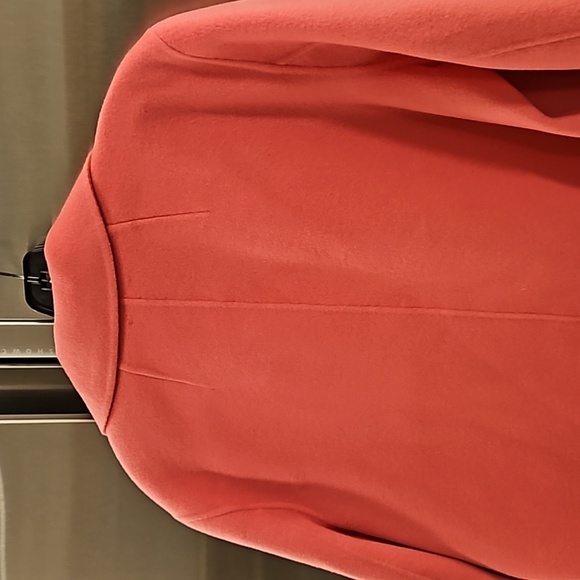 💕THEORY💕 Clairene Luxe Blazer Coat Wool Cashmere Blend Pink Orchid Large L NWT - Picture 14 of 16